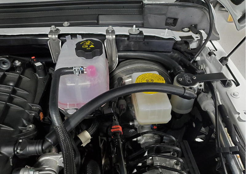J&L 18-20 Jeep Wrangler JL 3.6L Driver Side Oil Separator 3.0 - Clear Anodized