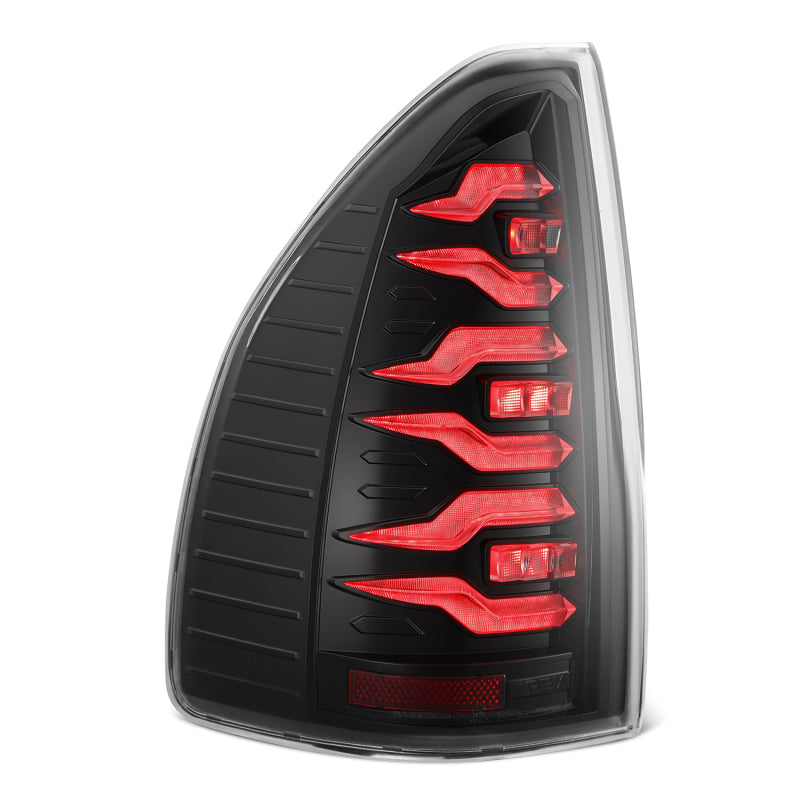 AlphaRex Luxx-Series LED Tail Lights for 2003-2009 Lexus GX470, Alpha-Black