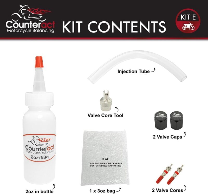 Counteract Motorcycle Balancing Bead DIY Kit - Includes 2oz and 3oz Bags by Counteract
