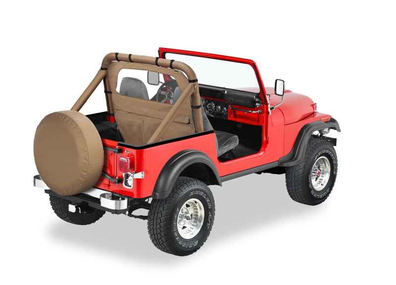 Bestop Windjammer for Jeep CJ5, CJ7, and Wrangler YJ (Spice) – Part Number BES80028-37