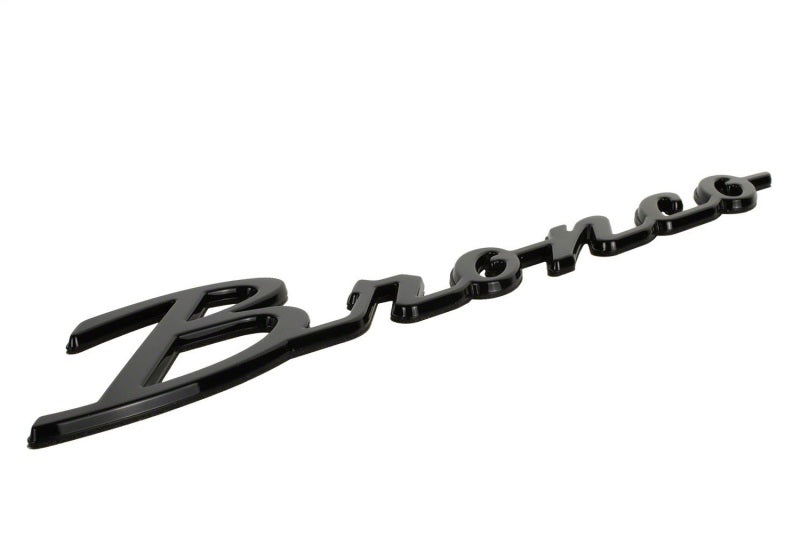 Ford Racing frpM-1447-BSGS Gloss Black Bronco Script Fender Badge Kit