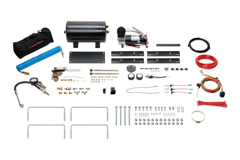 Firestone - fir2955 - Air-Rite Air Command Self-Leveling Dual Path Kit with Onboard Auxiliary Air