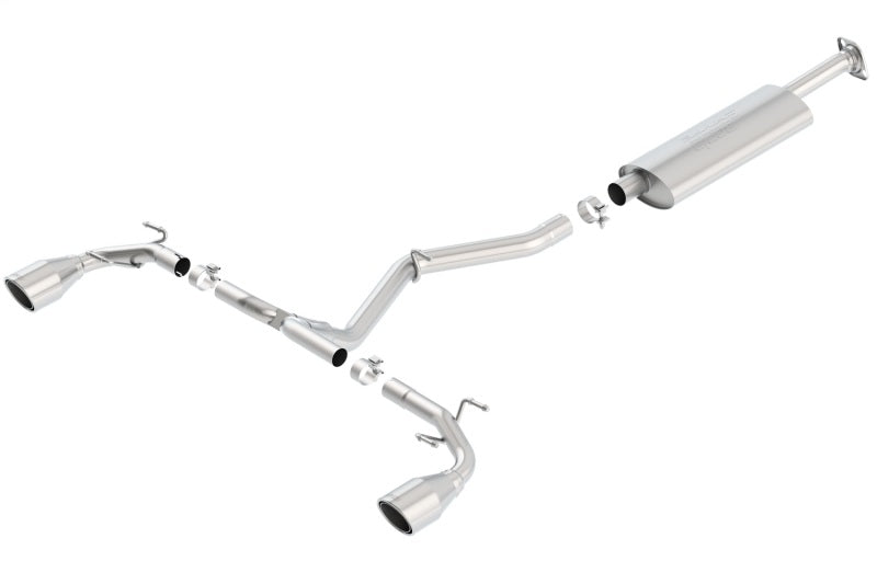 Borla S-Type Cat-Back Exhaust System for Scion FR-S, Subaru BRZ and Toyota 86 2.0L, Part Number 140496