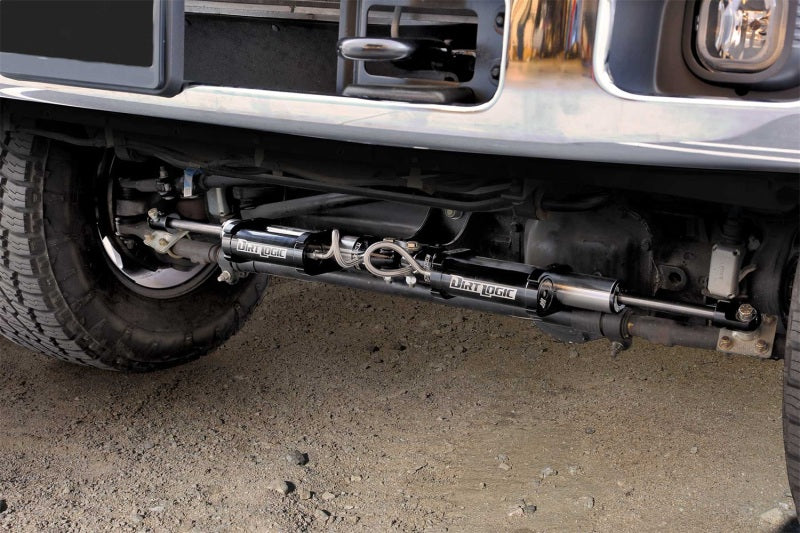 Fabtech - fabFTS221162 - Dual Dirt Logic 2.25 Steering Stabilizer Kit