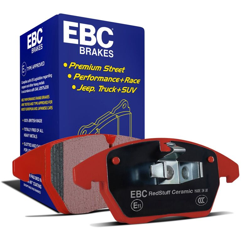 EBC Redstuff Rear Brake Pads DP32207C for 2013–2015 Porsche 911 (991) GT3 3.8L with Cast Iron Rotors