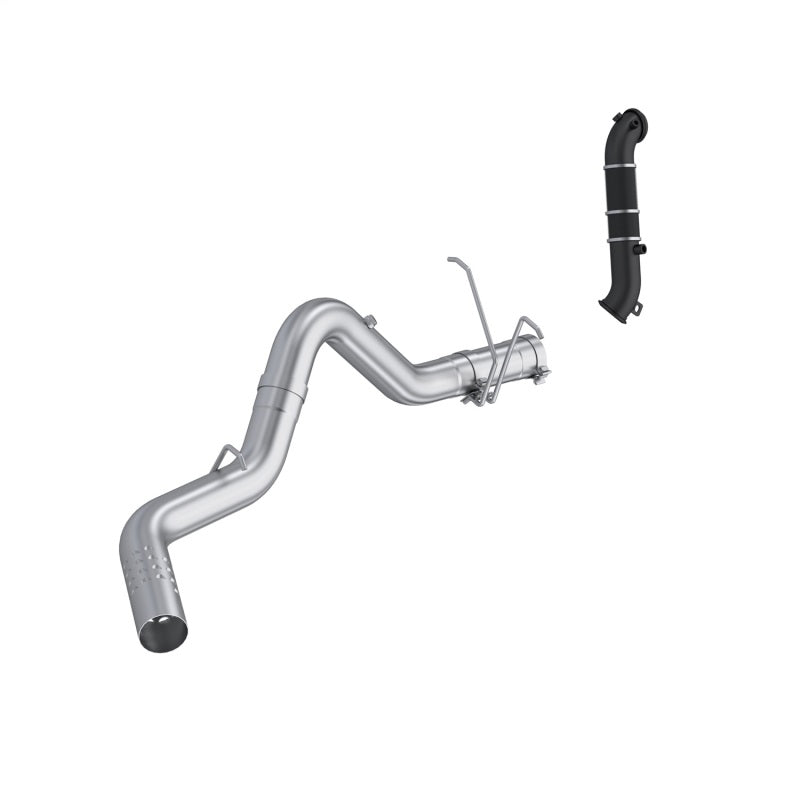 MBRP Armor Lite Series Exhaust System for 2011 Chevrolet Silverado & GMC Sierra 2500/3500HD – 4-inch Single Side Exit with Downpipe