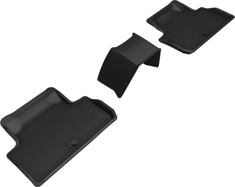 3D MAXpider KAGU Custom-Fit Rear Floor Mats for 2019–2023 Genesis G70, Black, Part Number aceL1GS00421509