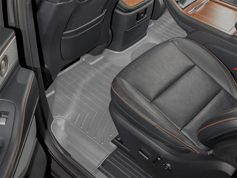 WeatherTech 25-26 Lincoln Navigator Rear FloorLiner DigitalFit in Gray, Part Number WET4619485