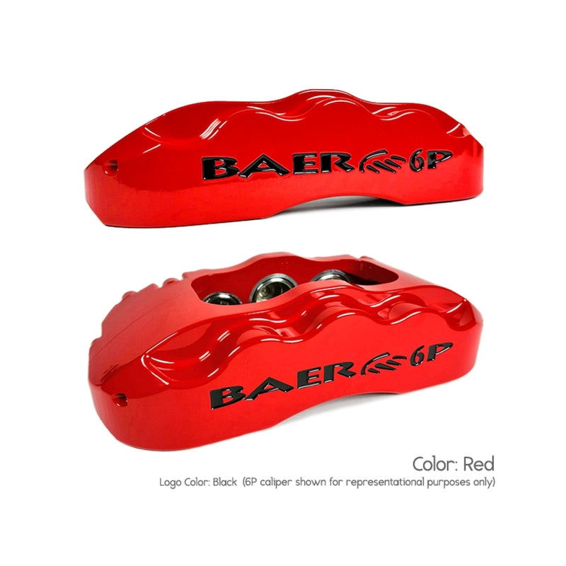 Baer Brakes 64-72 GM A-Body and 67-69 F-Body 14-inch Pro+ Front Brake Kit with Red Calipers and Slot Drilled Rotors