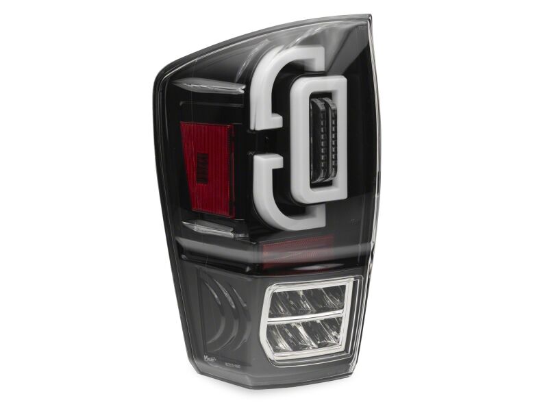 Raxiom 16-23 Toyota Tacoma XW Series Sequential LED Tail Lights with Black Housing and Clear Lens