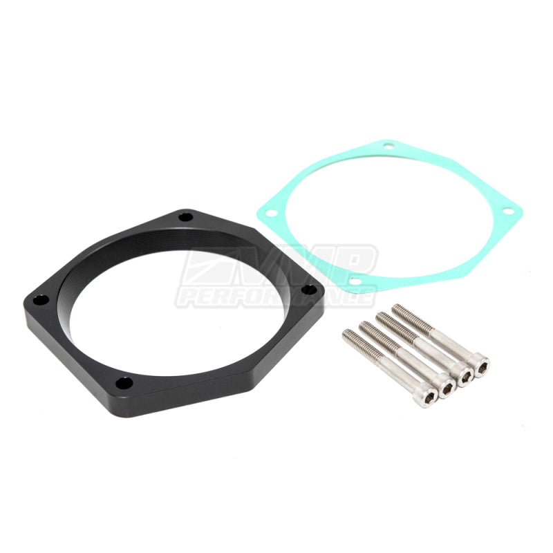 VMP Performance Predator 105mm Throttle Body Adapter Plate Kit - Black Anodized