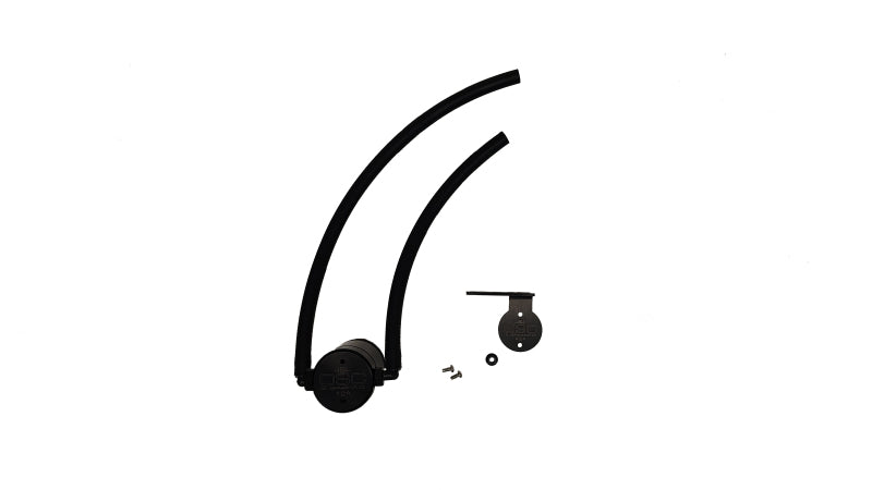 J&L 22-25 Nissan Pathfinder / 22-24 Infiniti QX60 3.5L PCV Side Oil Separator 3.0 - Blk Anodized