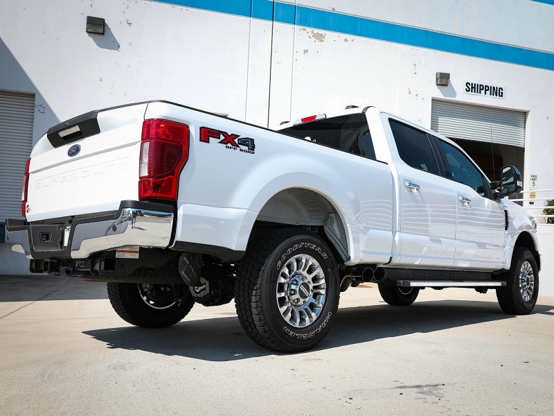 aFe Rebel Series 3-Inch 409 Stainless Steel Cat-Back Exhaust with Black Tips for 2017-2026 Ford F-250/F-350 Super Duty V8