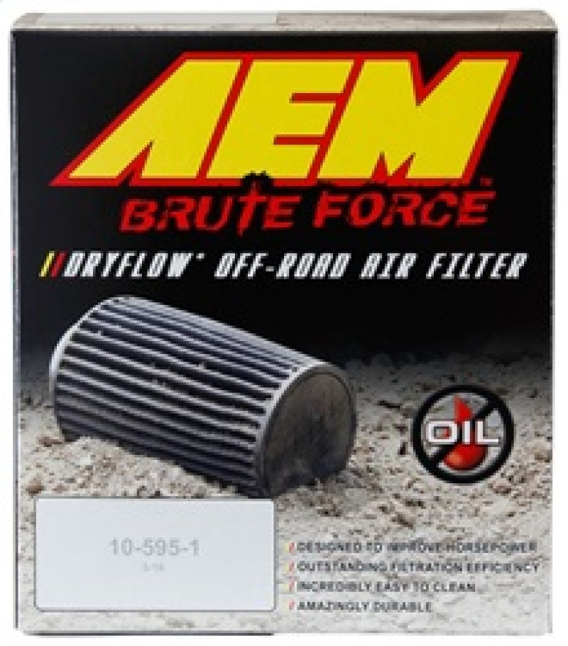 AEM Induction 21-205BF Brute Force Dryflow Universal Conical Air Filter