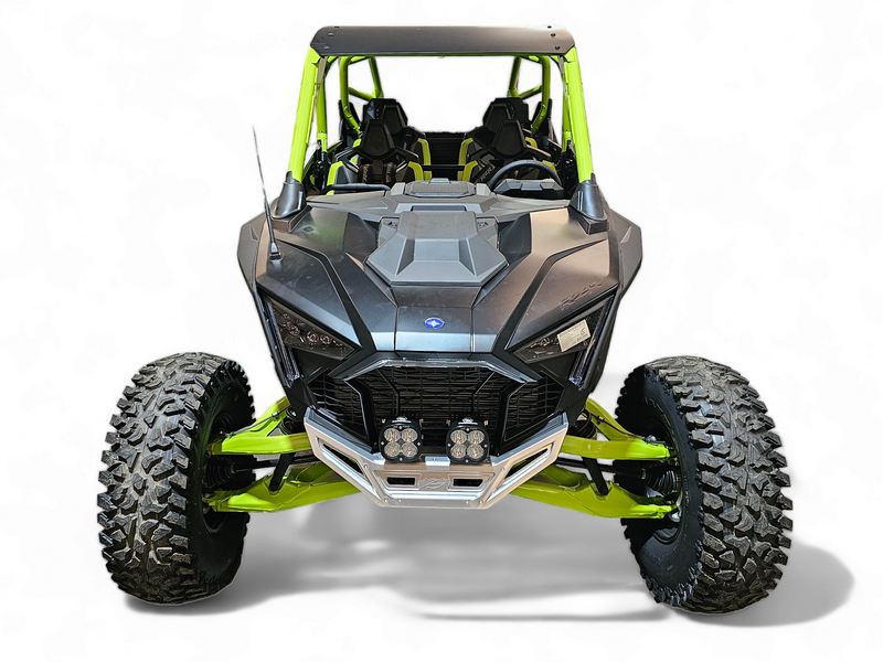 Elektric Offroad 2022-2025 Polaris RZR Pro R Billet Aluminum Front Winch Bumper with Clear Anodized Finish