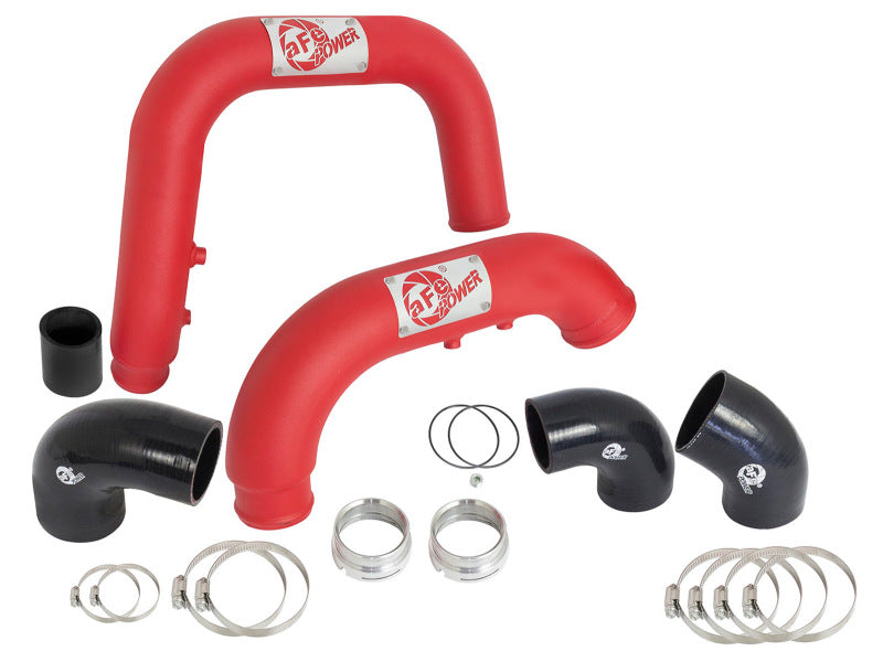 aFe BladeRunner Intercooler Tube Kit, Red, Part Number 46-20264-R, for 2016–2020 Chevrolet Colorado and GMC Canyon 2.8L Diesel