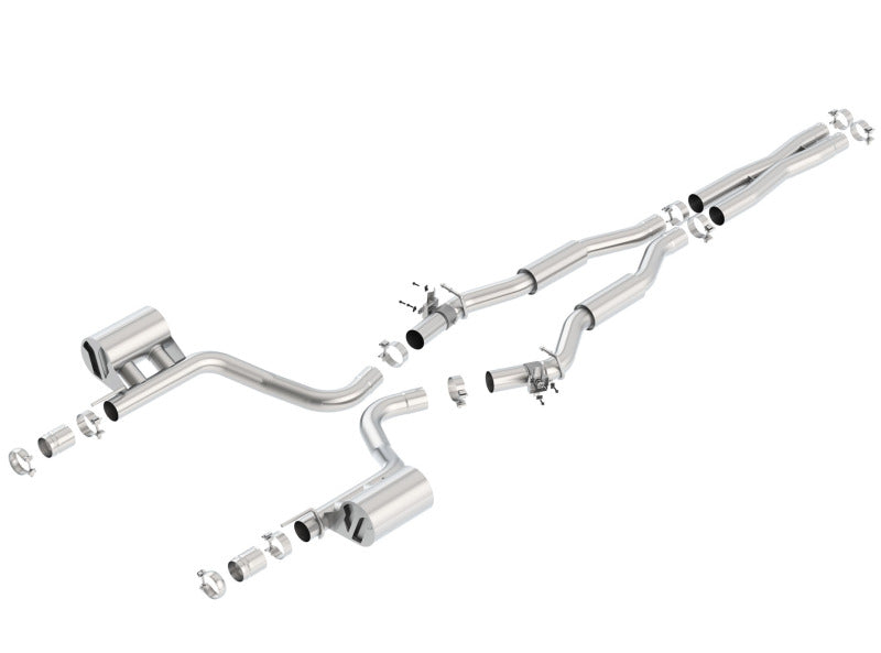 Borla 140642 S-Type Cat-Back Exhaust System for 2015-2022 Dodge Challenger SRT Hellcat 6.2L V8