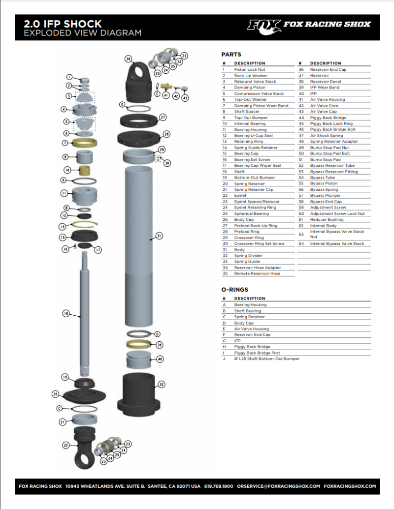 FOX Shaft and Body Guard 360 Wrap for 14.5-Inch Shocks, Part Number FOX006-02-003