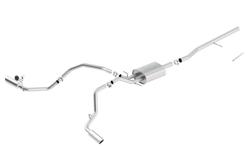 Borla 140546 ATAK Cat-Back Exhaust System for 2014-2018 Chevrolet Silverado 1500 and GMC Sierra 1500 5.3L V8
