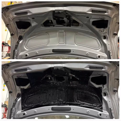 HushMat Trunk Kit #10300 – Automotive Sound Deadening & Thermal Insulation (19.1 Sq Ft, Black Foil)