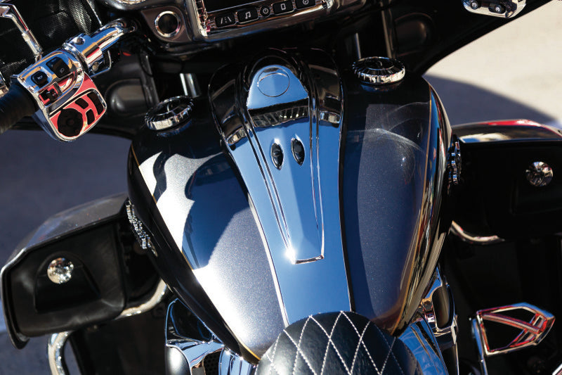 Kuryakyn 5626 John Shope Series Chrome Dash Console for Indian Chieftain and Roadmaster