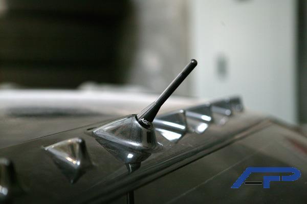 Agency Power Universal Billet Shorty Antenna, Black – Part Number agpAP-UNI-600BLK