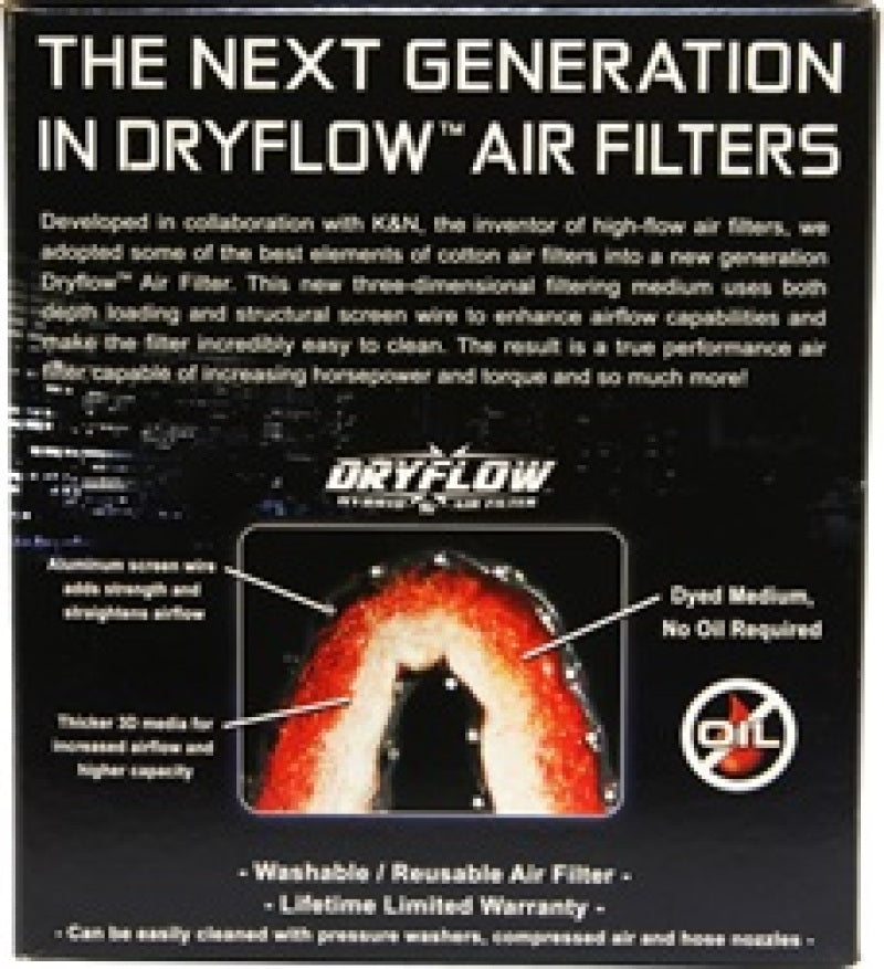 AEM Induction 21-206DK Dryflow 4.50-Inch Short-Neck 5-Inch Element Clamp-On Air Filter