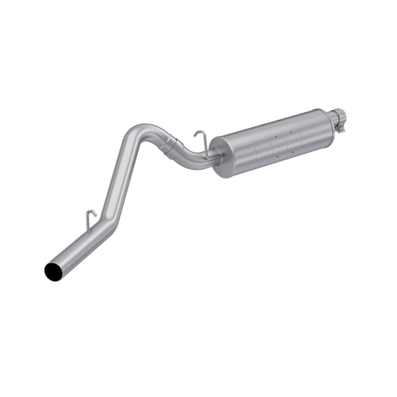 MBRP S5512P Armor Lite Cat-Back Exhaust System for 1997-1999 Jeep Wrangler TJ 2.5L and 4.0L