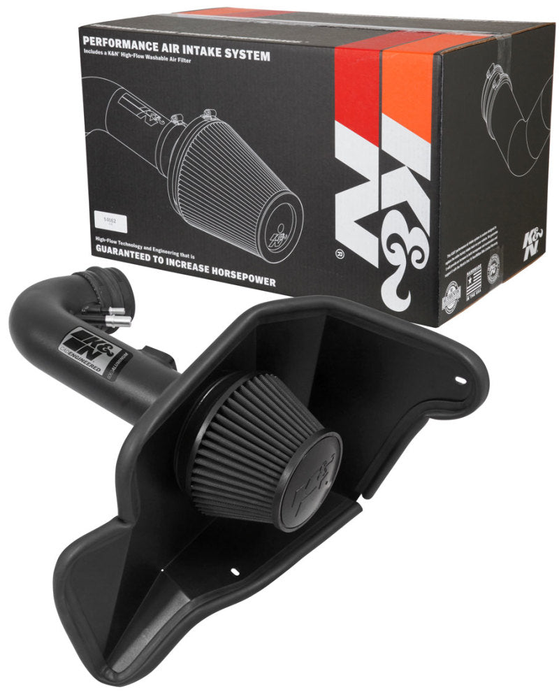 K&N Blackhawk Induction Air Intake System 71-3535 for 2015-2017 Ford Mustang GT 5.0L V8