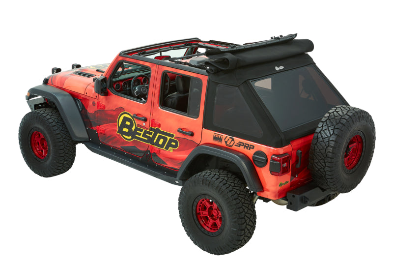 Bestop Trektop Ultra for Jeep Wrangler JL 4-Door – Premium Black Twill