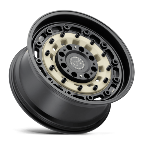 Black Rhino Hard Alloys Arsenal 17x9.5 Wheel, 8x165.1 Bolt Pattern, -18 Offset, Sand on Black