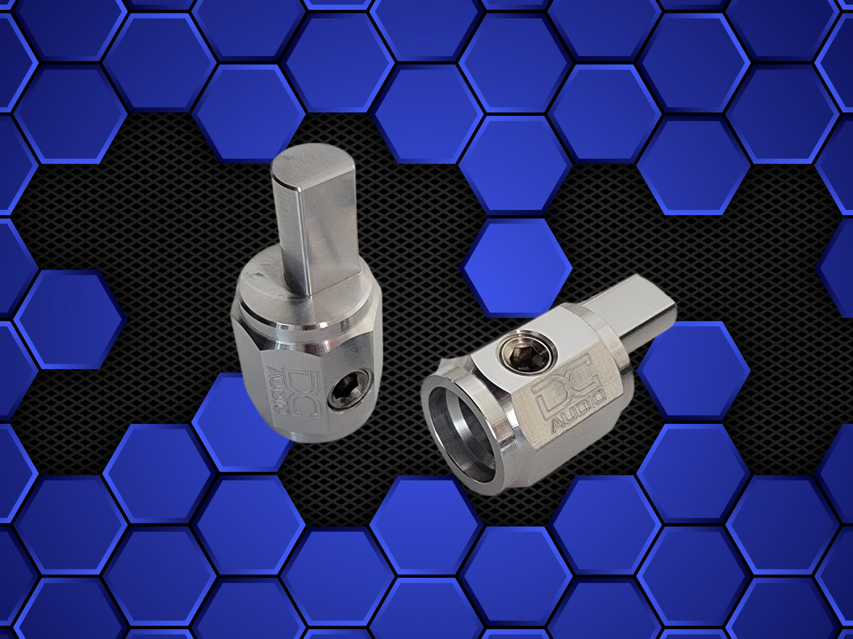 DC Audio "OCT 1/1 WR" Octo Series 1/0 to 1/0 Wire ends for Amplifiers Aluminum