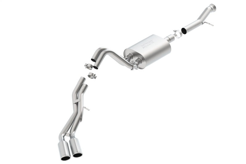 Borla 140652 S-Type Cat-Back Exhaust System for 2015-2020 Cadillac Escalade and GMC Yukon Denali 6.2L V8