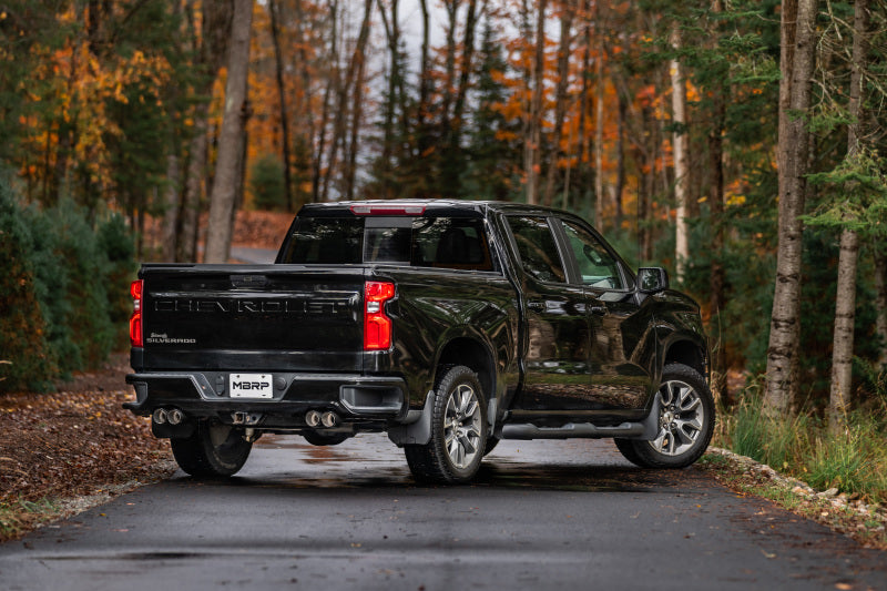 MBRP S50053CF Armor Pro Cat-Back Exhaust System for 2019-2021 Chevrolet Silverado 1500 and GMC Sierra 1500