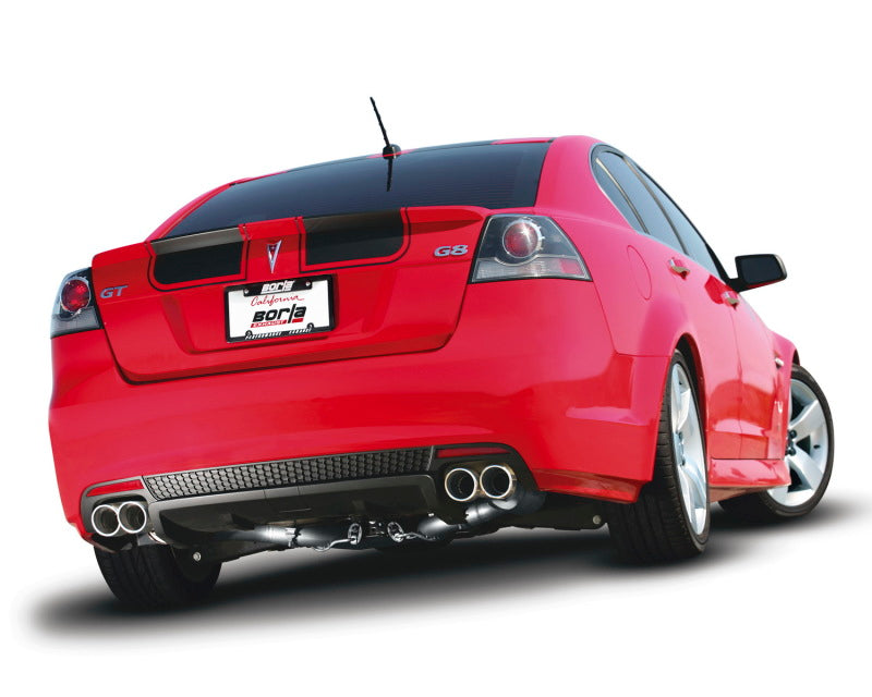 Borla 140287 S-Type Cat-Back Exhaust System with X-Pipe for 2008-2009 Pontiac G8 GT and GXP V8