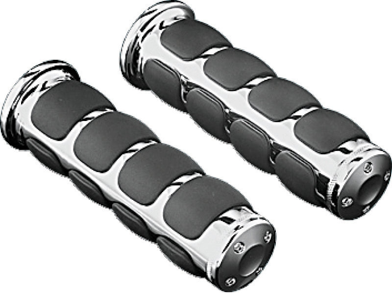 Kuryakyn Metric ISO Grips Chrome – Part Number 6235