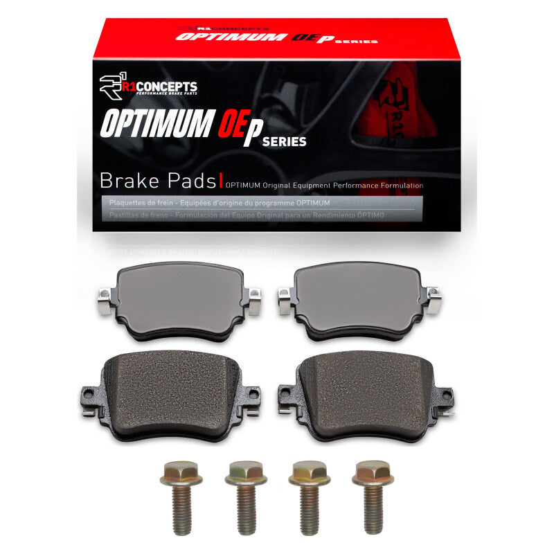 R1 Concepts RNC2551-1779-01 Optimum OEp Rear Brake Pads and Hardware Kit