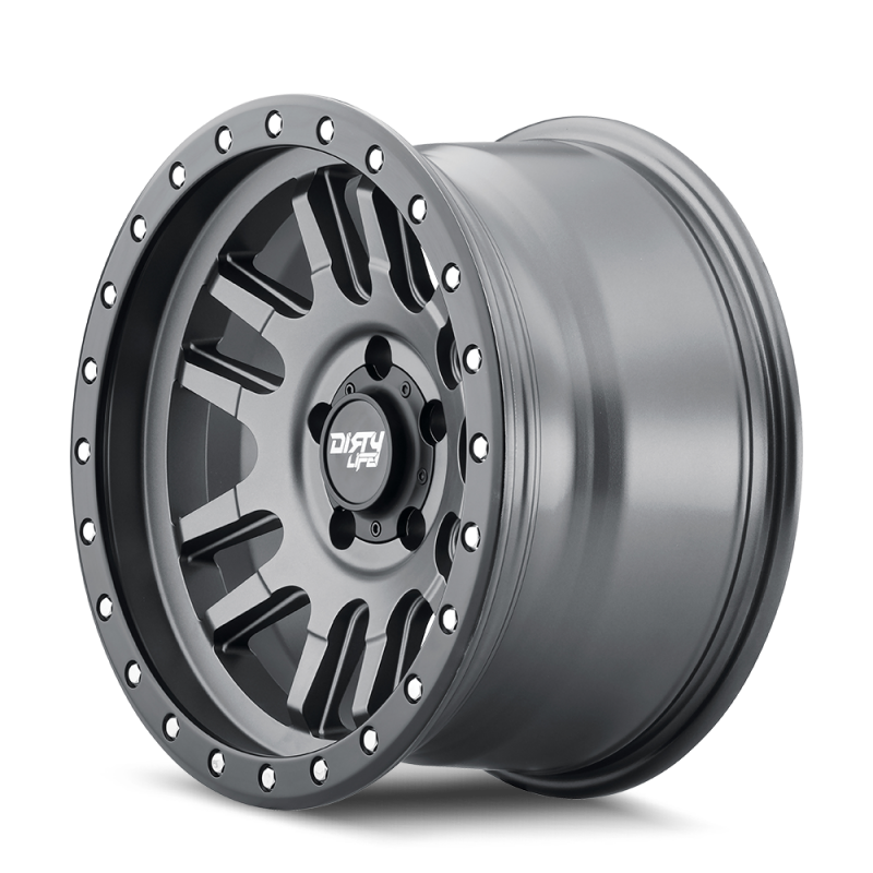 Dirty Life Canyon Pro 9309 17x9 Satin Graphite Wheel, 5x127 Bolt Pattern, -12mm Offset