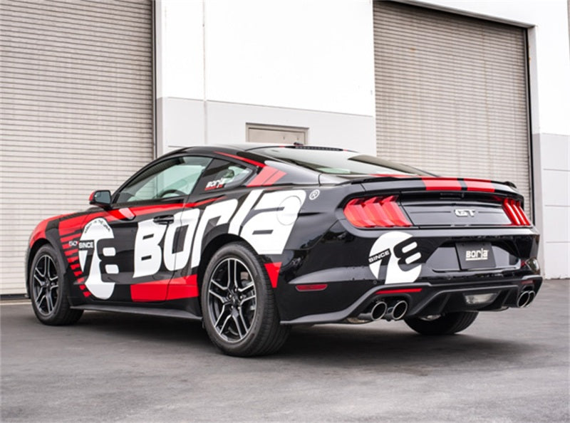 Borla 140743 ATAK Cat-Back Exhaust System for 2018-2023 Ford Mustang GT 5.0L V8 with Active Exhaust Valves