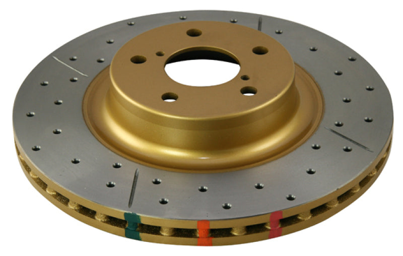 DBA 650X X Street Series Front Drilled and Slotted Brake Rotor for Subaru BRZ, Scion FR-S, and Legacy