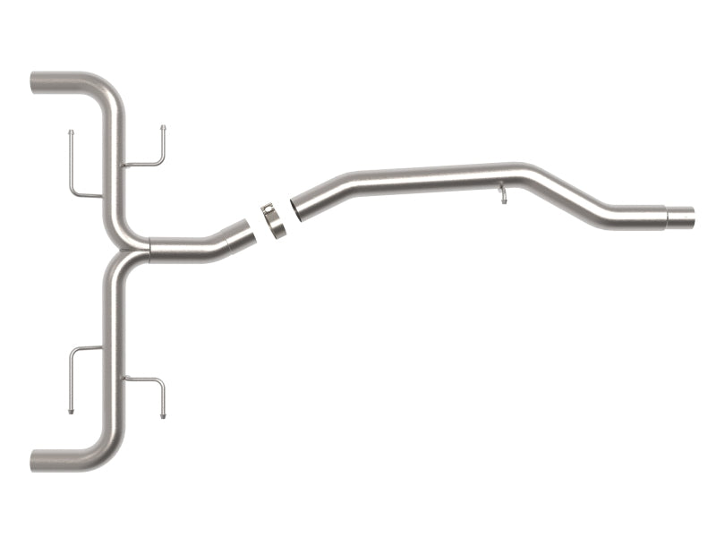 aFe MACH Force-Xp Axle-Back Exhaust System for 2017-2026 Alfa Romeo Giulia 2.0L Turbo, Part Number 49-36902
