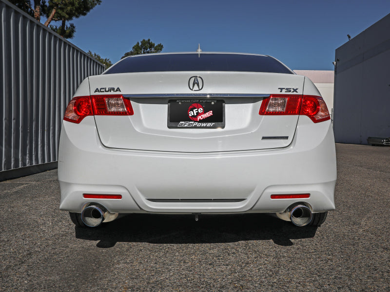 aFe Takeda Cat-Back Exhaust System with Blue Flame Tips for 2009-2014 Acura TSX 2.4L
