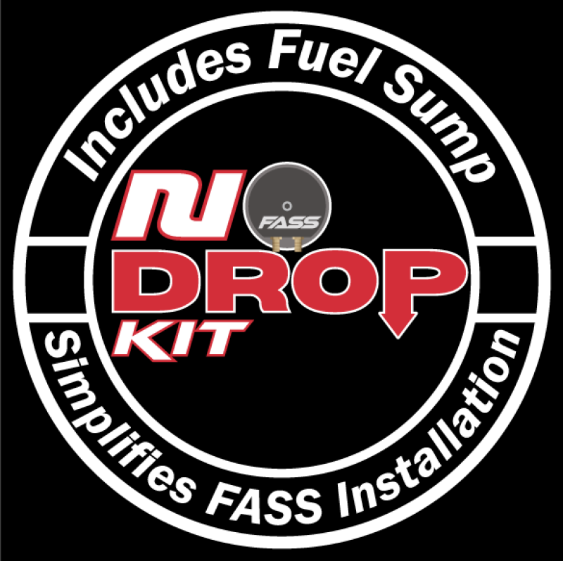 FASS Fuel Systems - fassNDTSF20250F220G - 23-24 Ford Powerstroke F-250/F-350 220 GPH No Drop Titanium Fuel System