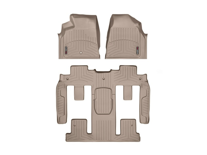 WeatherTech 07-09 Saturn Outlook Front and Rear Floorliners - Tan