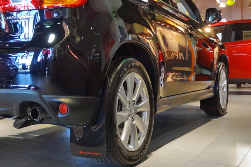 Rally Armor 10-19 Mitsubishi Outlander Sport/ASX/RVR Black UR Mud Flap w/ Grey Logo