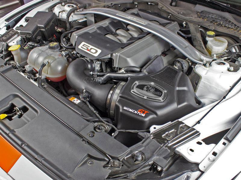 aFe Momentum GT Pro DRY S Cold Air Intake System for 2015-2017 Ford Mustang GT 5.0L V8 - 51-73203