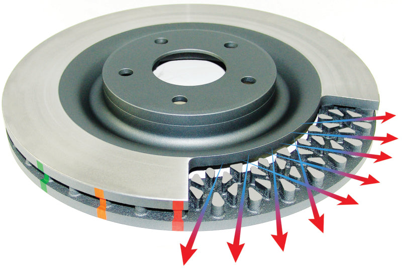 DBA 42364S 4000 Series T3 Front Slotted Rotor for 2009-2017 Lotus Evora