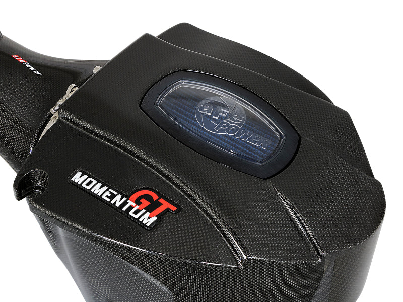 aFe Momentum GT Black Series Carbon Fiber Cold Air Intake with Pro 5R and Pro DRY S Filters, 2015-2016 Dodge Challenger and Charger SRT Hellcat 6.2L HEMI, 52-72204-CF