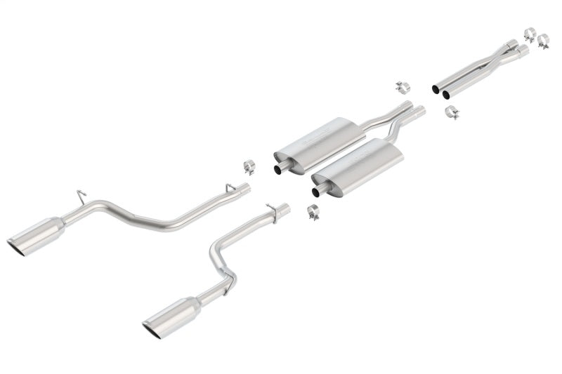 Borla 140125 S-Type Cat-Back Exhaust System for 2005-2010 Chrysler 300C, 2005-2008 Dodge Magnum RT, and 2006-2010 Dodge Charger RT 5.7L V8