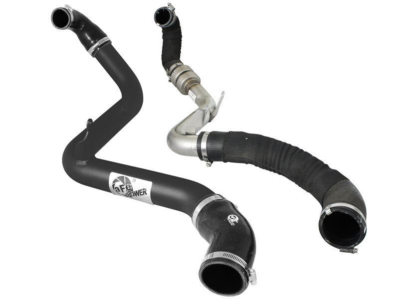 aFe BladeRunner 2.5-Inch Aluminum Hot Charge Pipe, Black, Ford Focus ST 2013-2018 2.0L Turbo - 46-20188-B